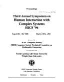 Third Annual Symposium on Human Interaction with Complex Systems, HICS' 96