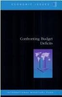 Confronting budget deficits (Economic issues)