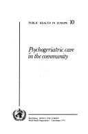 Psychogeriatric care in the community (Public health in Europe)