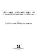 Thinkers of the twentieth century