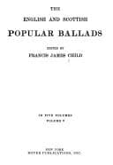 The English and Scottish popular ballads