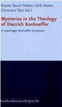 Mysteries in the theology of Dietrich Bonhoeffer