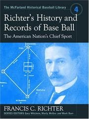 Richter's history and records of base ball