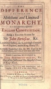 Difference between an absolute and limited monarchy
