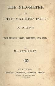 The nilometer and the sacred soil