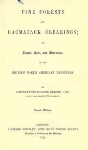 Pine forests and hacmatack clearings