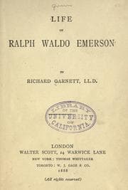 Life of Ralph Waldo Emerson