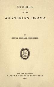 Studies in the Wagnerian Drama