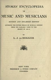Stokes' encyclopedia of music and musicians