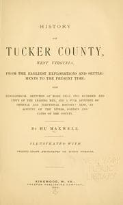 History of Tucker County, West Virginia