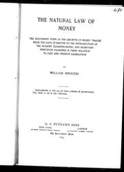The natural law of money