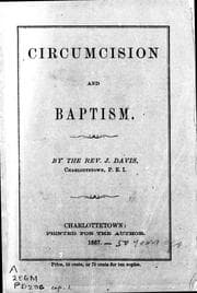 Circumcision and baptism