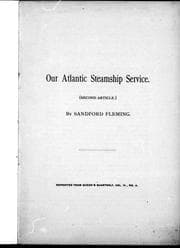 Our Atlantic steamship service
