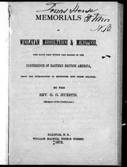 Memorials of Wesleyan missionaries & ministers