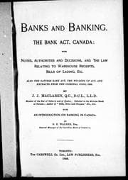 Banks and banking