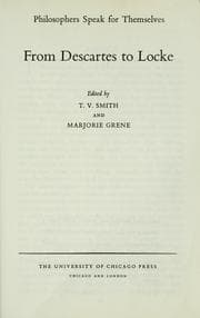 From Descartes to Locke