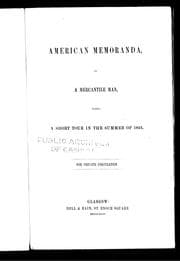 American memoranda