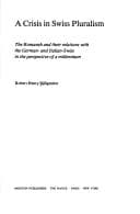 A Crisis in Swiss Pluralism