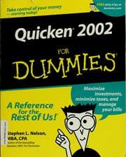 Quicken 2002 for dummies