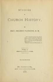 Studies in church history