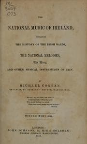 The national music of Ireland containing the history of the Irish bards