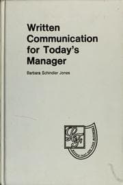 Written communication for today's manager