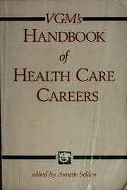 VGM's handbook of health care careers