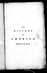 The history of America, books IX and X