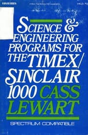 Science and engineering programs for the Timex/Sinclair 1000