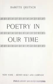 Poetry in our time