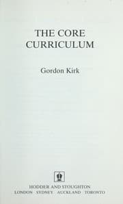 The core curriculum