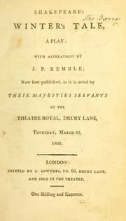 Shakspeare's Winter's tale