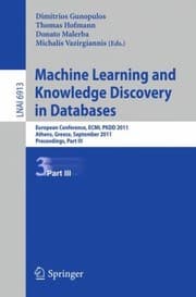 Machine Learning And Knowledge Discovery In Databases