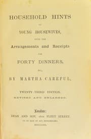 Household hints to young housewives