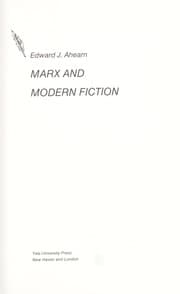 Marx and modern fiction