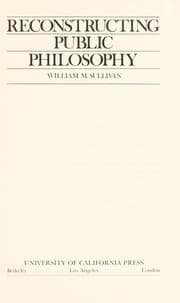 Reconstructing public philosophy