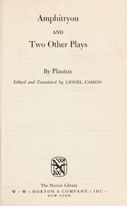 Amphitryon, and two other plays