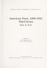 American poets, 1880-1945, third series