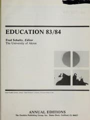 Annual editions: education 83/84