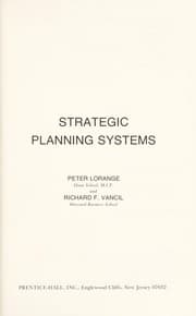 Strategic planning systems