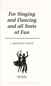 For singing and dancing and all sorts of fun