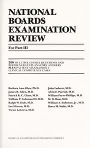 National boards examination review for part III