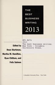 The best business writing 2013