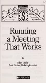 Running a meeting that works