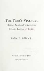 The Tsar's viceroys