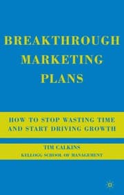 Breakthrough marketing plans