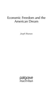 Economic freedom and the American dream