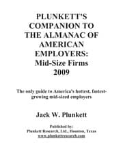 Plunkett's companion to the almanac of American employers, mid-size firms 2009