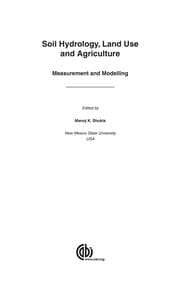 Soil hydrology, land use and agriculture