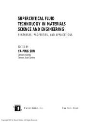 Supercritical fluid technology in materials science and engineering